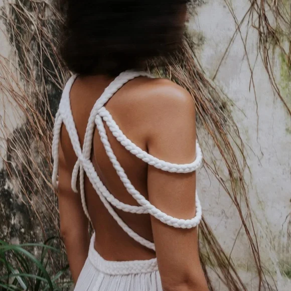 Kasia Kulenty Severyna Gown - White - Picture 4 of 10